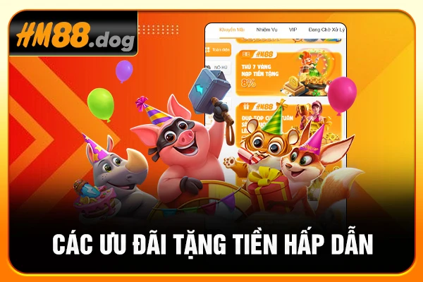 Các ưu đãi tặng tiền hấp dẫn Các ưu đãi tặng tiền hấp dẫn